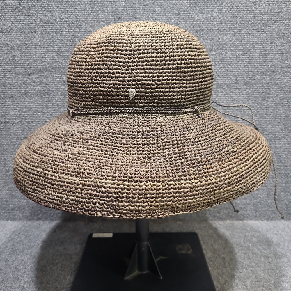 HELEN KAMINSKI Raffia Sun Hat - Hand-Woven Madagascar Straw - Brown